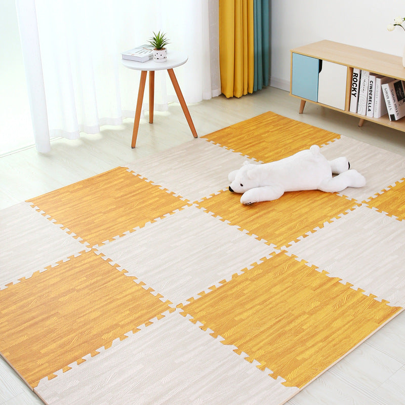 Foam Floor Mat Bedroom Splicing Mat Floor Mat Thickening Creeping Mat Wood Grain Puzzle Carpet